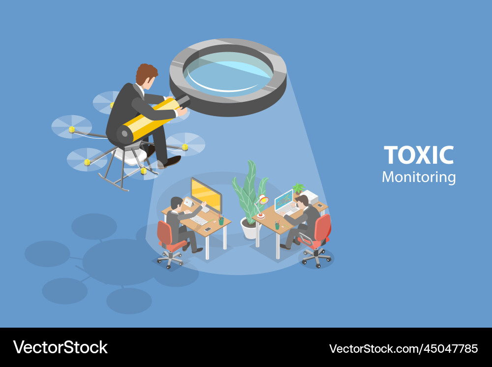 3d isometric flat conceptual Royalty Free Vector Image