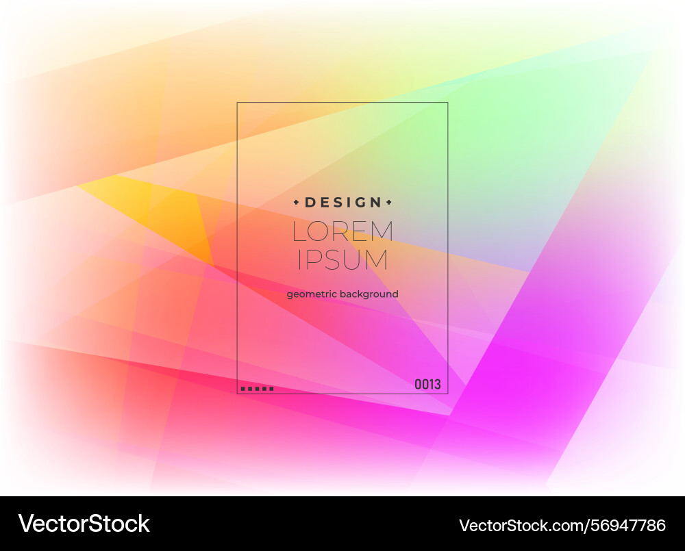 Flat minimal geometric background dynamic shapes Vector Image