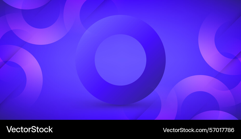 Modern abstract background with circular shapes Vector Image