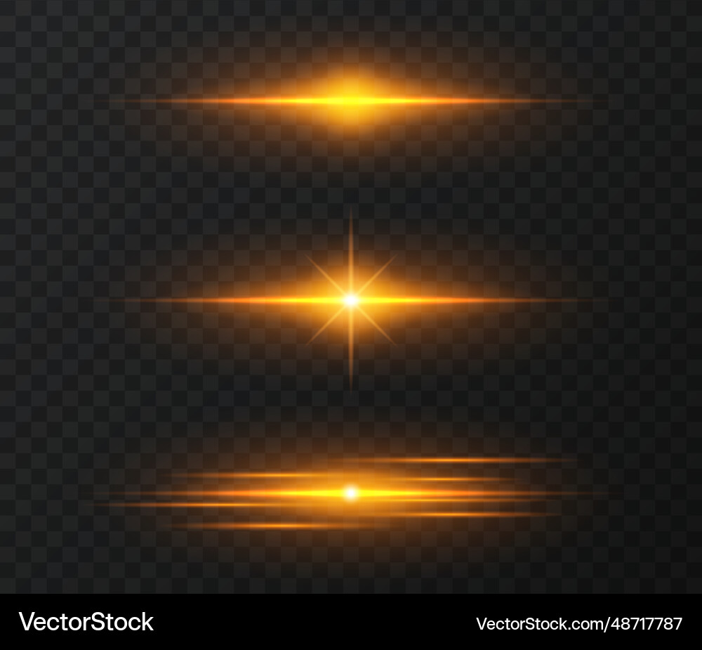 Light effect set vector image