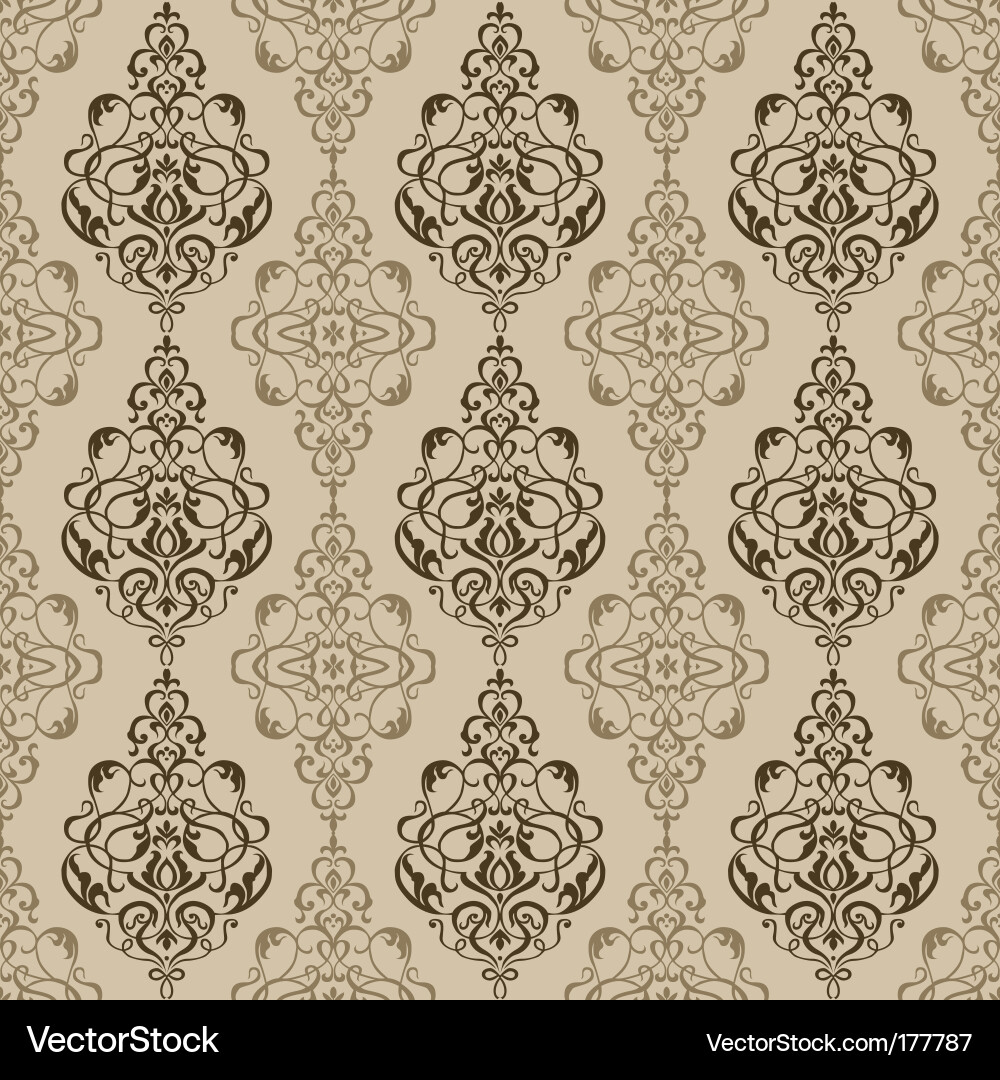 Ornate Scroll Pattern Vector Image