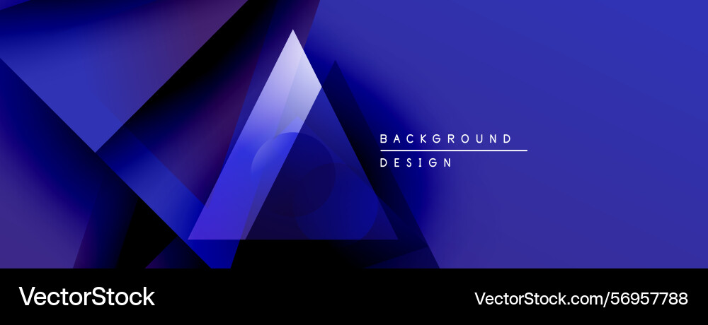 Abstract blue design features overlapping Abstract blue design features overlapping Vector Image