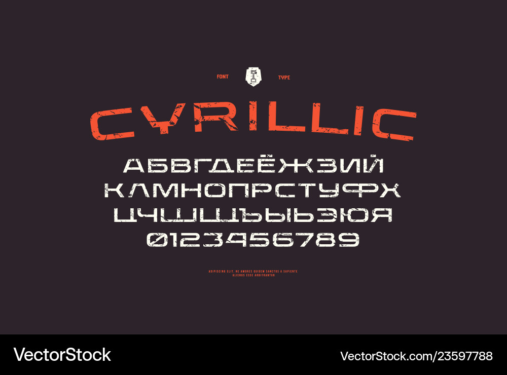 Extended sans serif font in racing style vector image