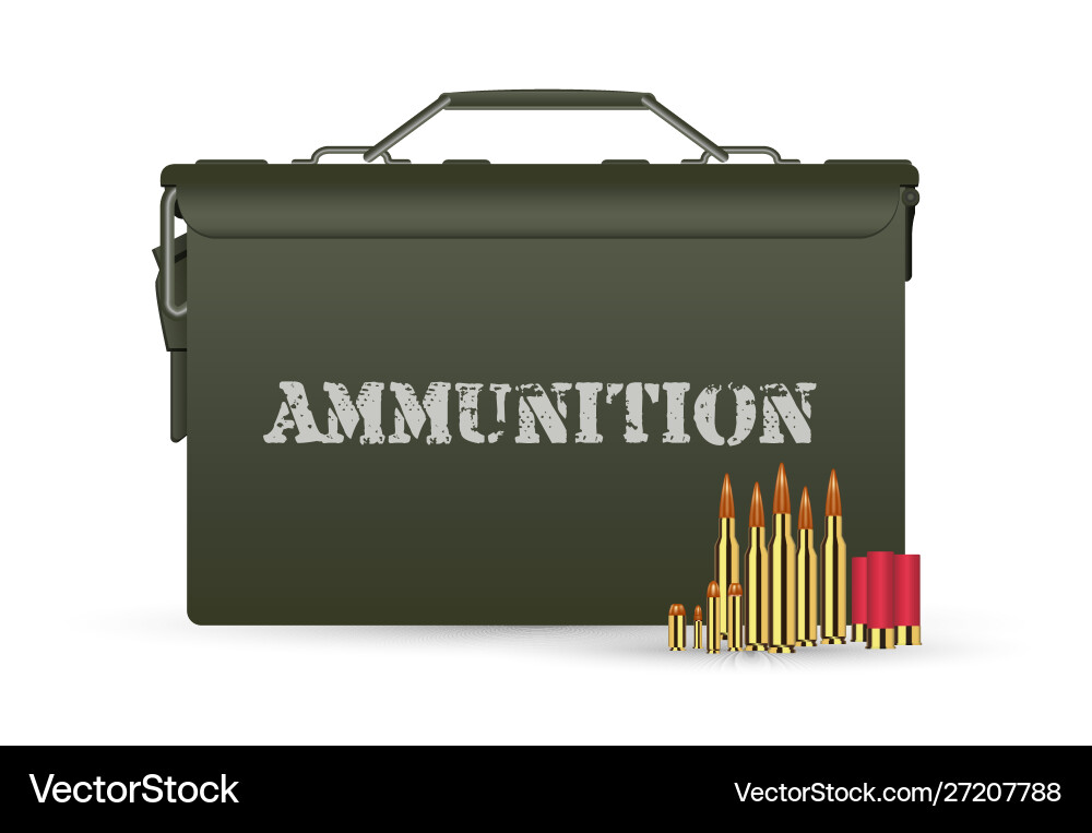 Ammunition Box Military Vector Images (over 1,700)