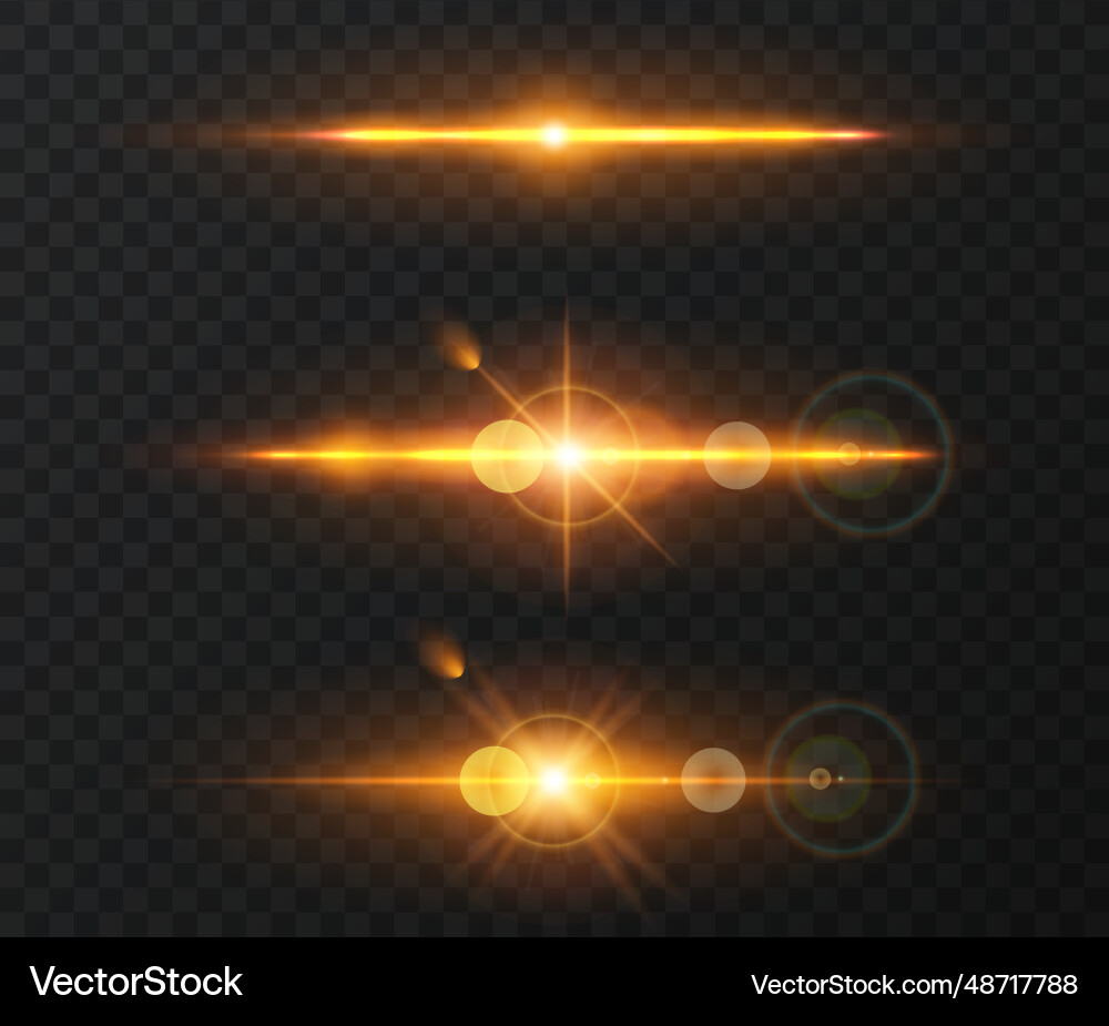 Light effect set Light effect set vector image
