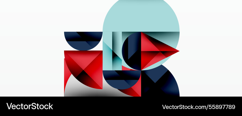 Abstract geometric artwork with overlapping Abstract geometric artwork with overlapping vector image