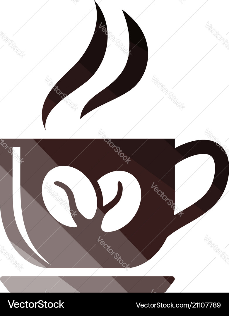 Coffee cup icon Coffee cup icon vector image