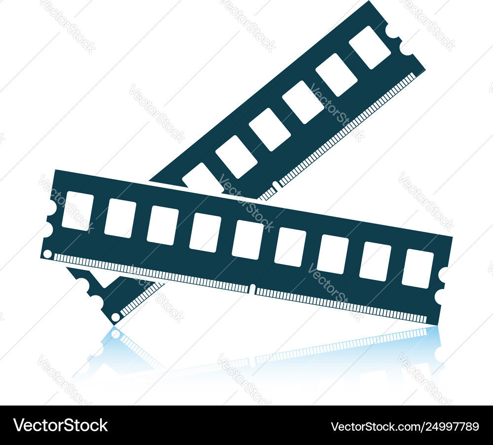 Computer memory icon Vector Image