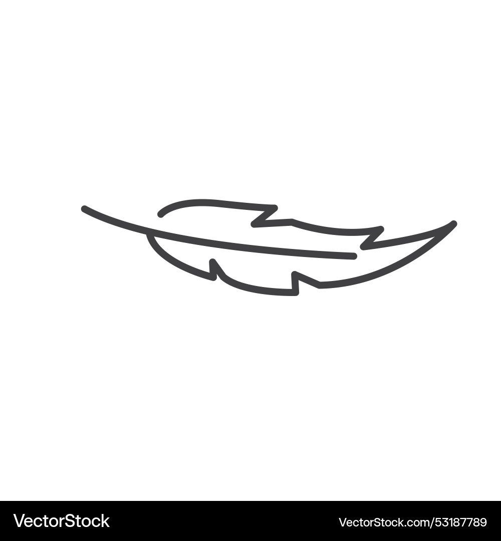 Feather icon design element Feather icon design element vector image