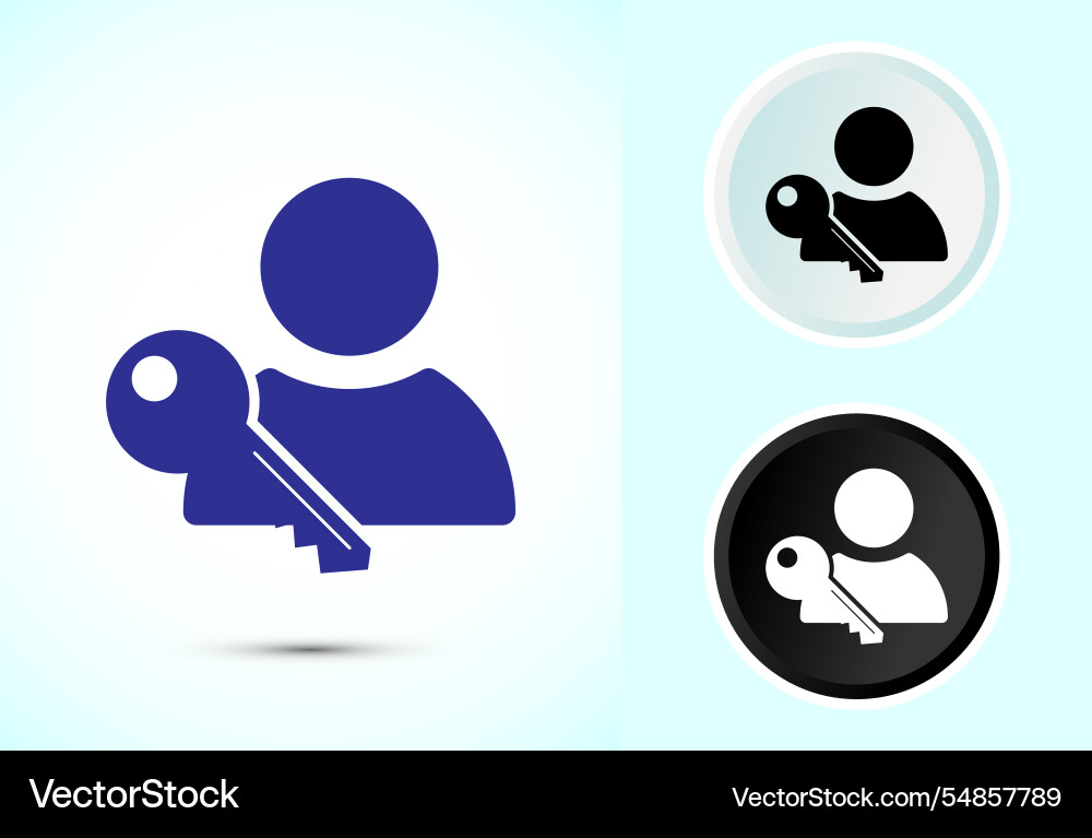 User profile login icon design access User profile login icon design access Vector Image
