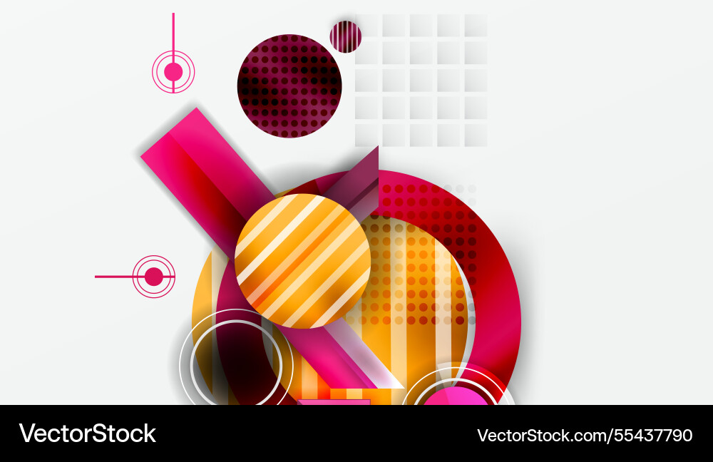 Dynamic complex geometric abstract background Dynamic complex geometric abstract background Vector Image