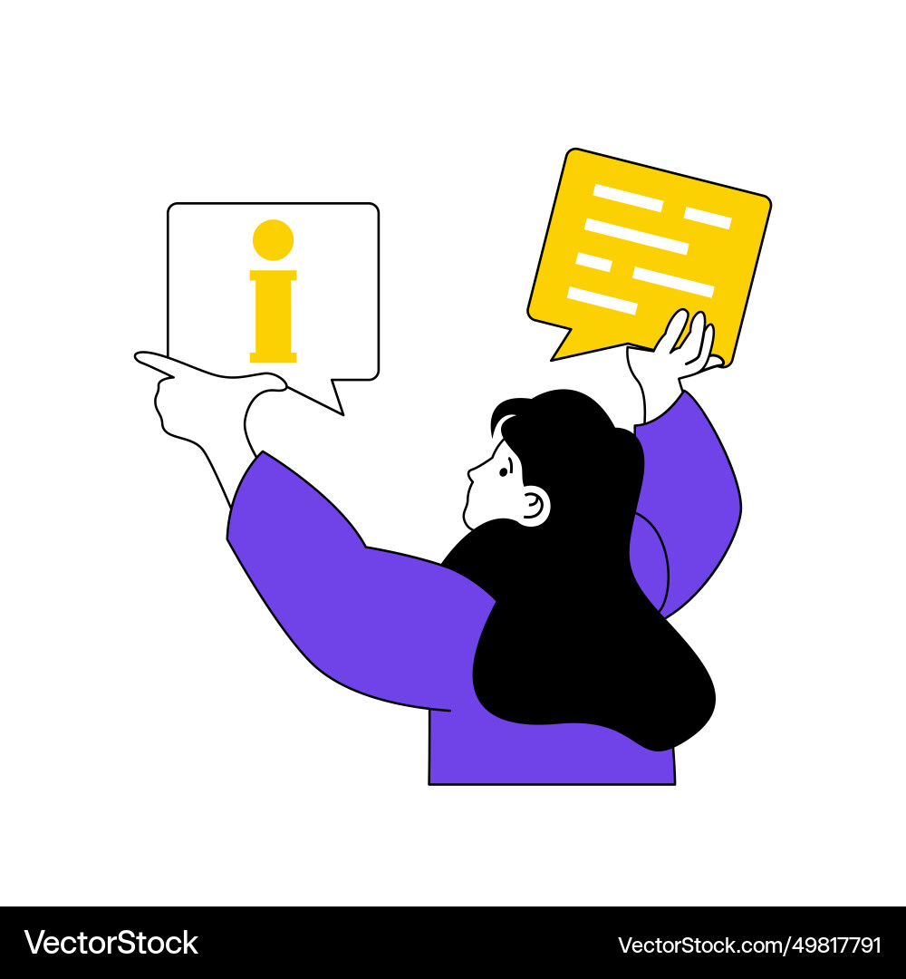 Contact us concept with cartoon people in flat Contact us concept with cartoon people in flat vector image