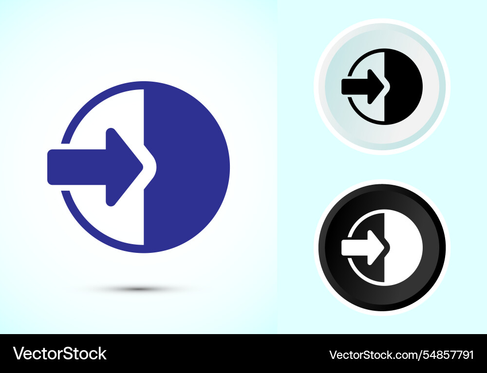 User profile login icon design access Vector Image