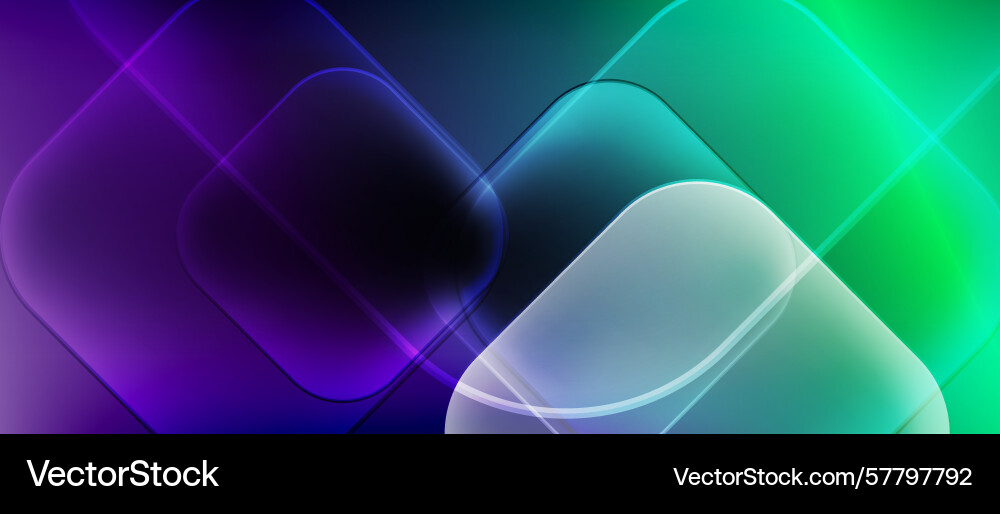 Abstract background features overlapping squares Vector Image