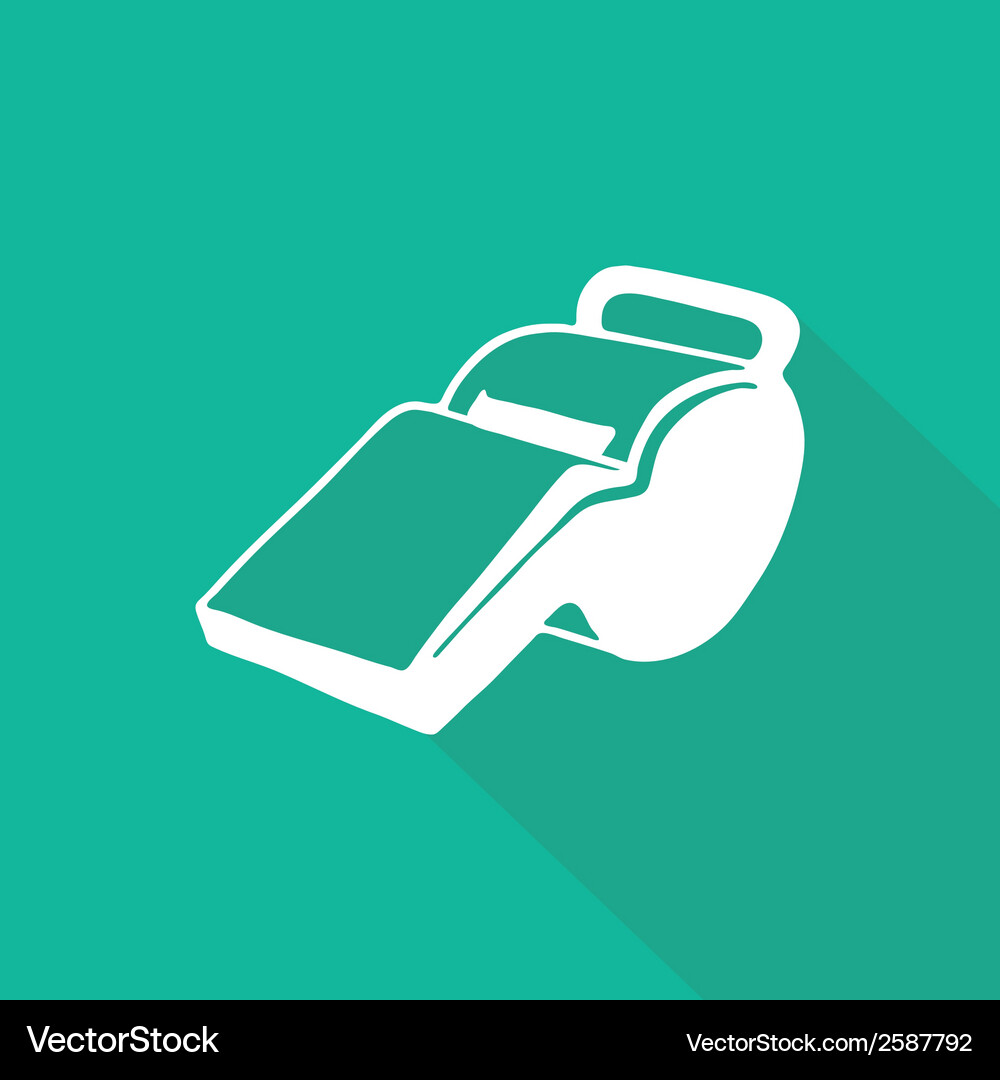 Abstract fitness object with shadow effect Vector Image