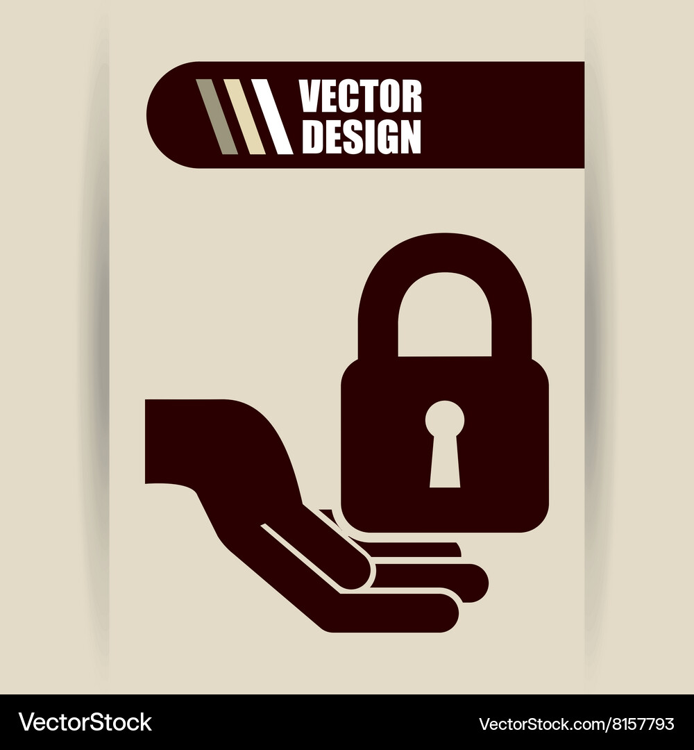Security system design Vector Image