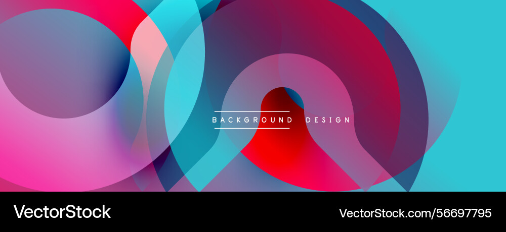 Abstract colorful overlapping circles create Abstract colorful overlapping circles create vector image