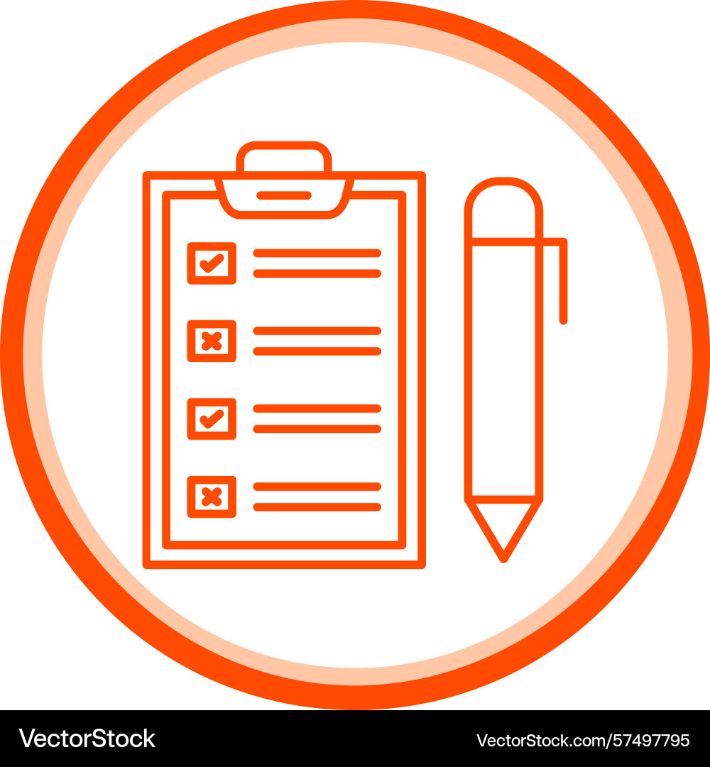 Task list icon vector image