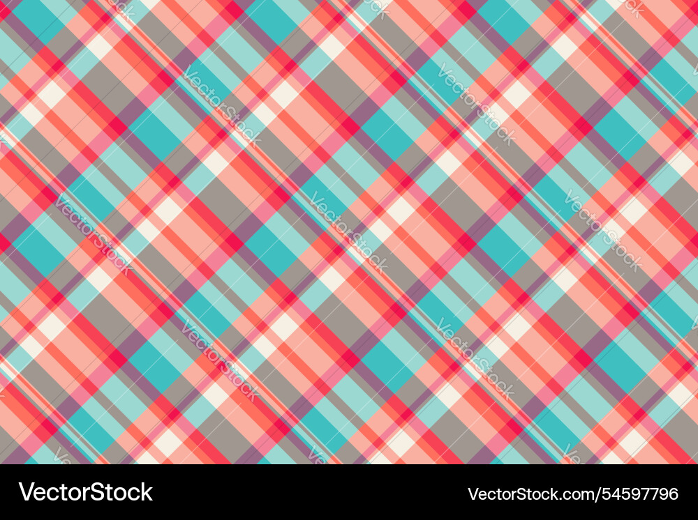 Picnic plaid texture fabric string tartan pattern vector image