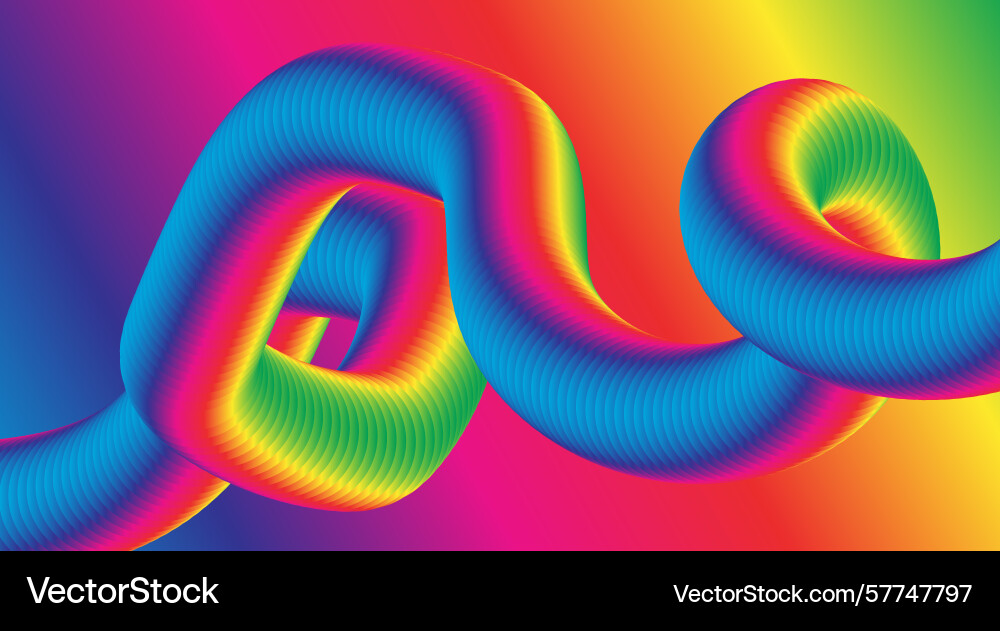 3d flowing blend abstract background gradient Vector Image