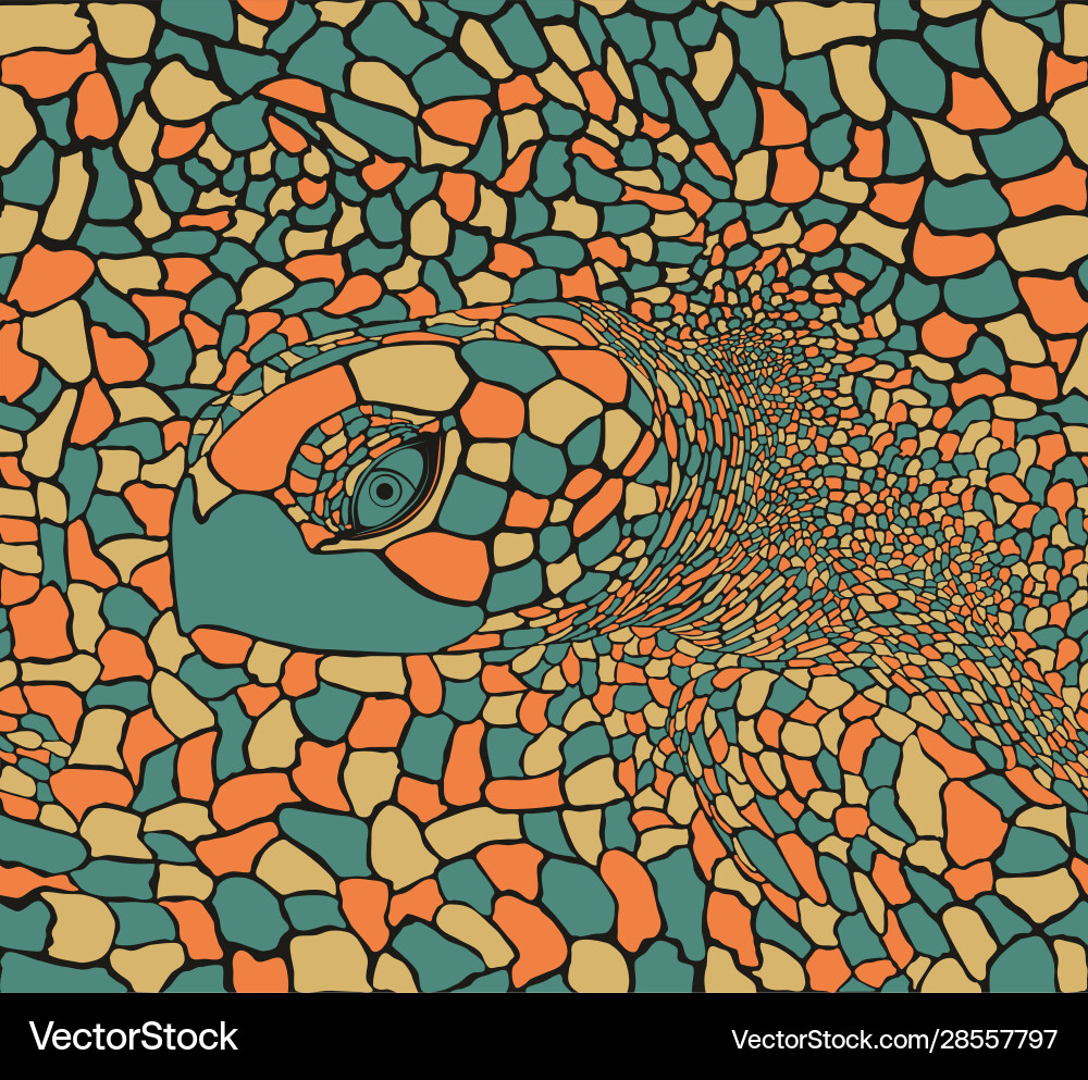 Abstract Coral Reef Pattern vector image