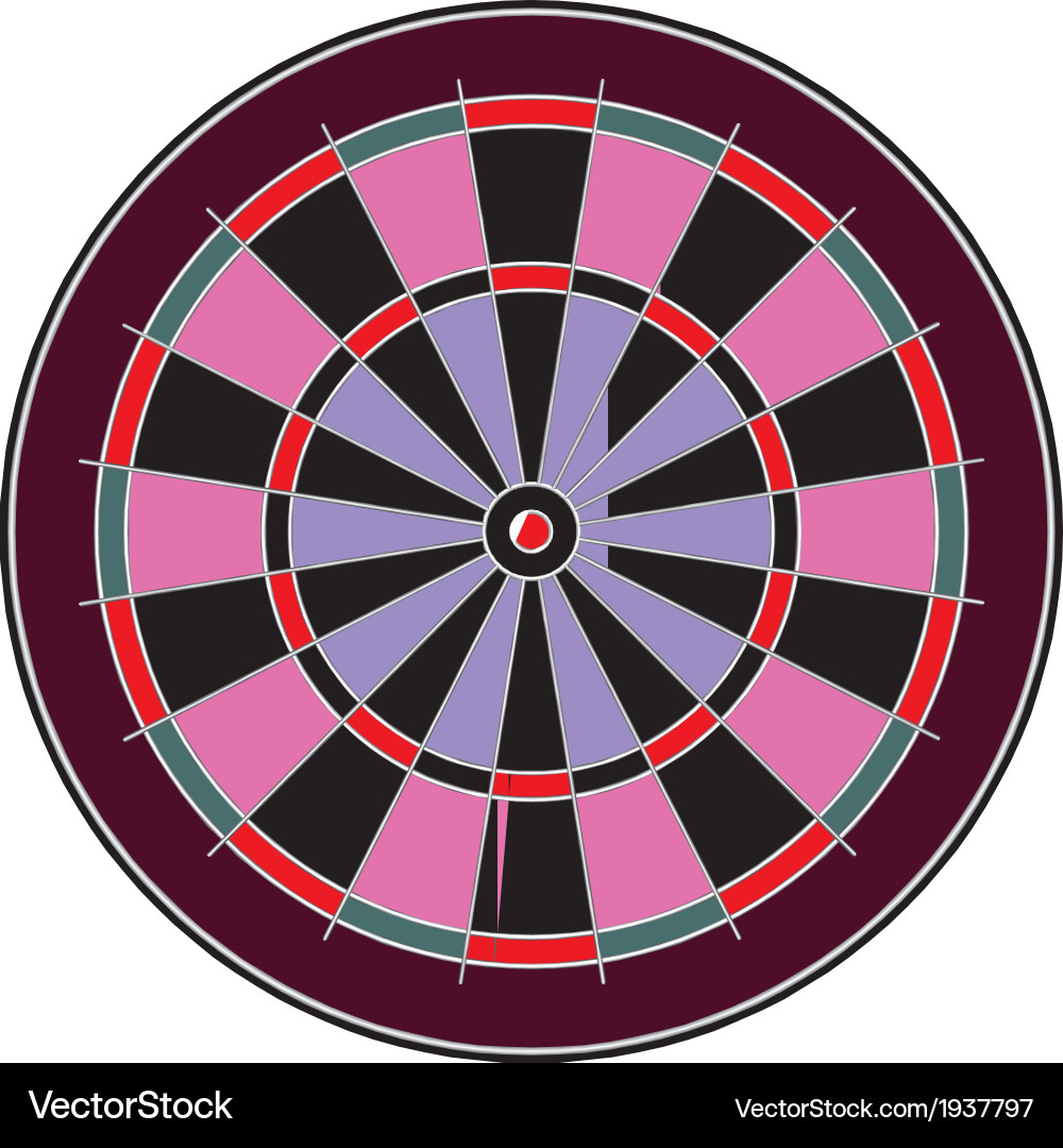 Dartboard Game Vector Image
