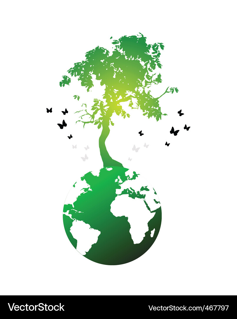 Global Environment Icon Vector Image