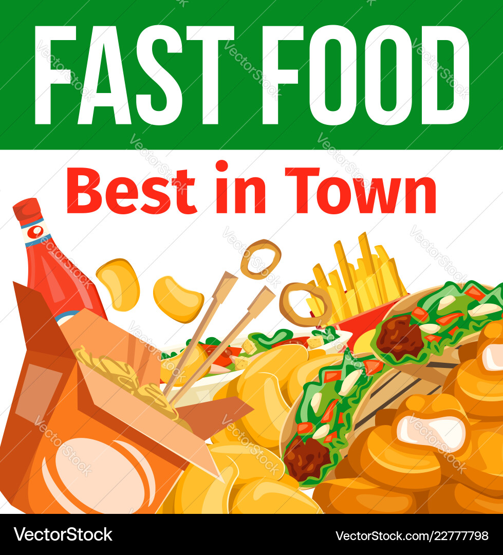 Combo meals cafe bistro menu takeaway fastfood Combo meals cafe bistro menu takeaway fastfood vector image