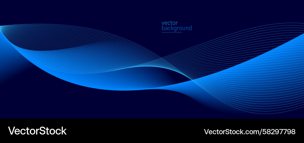 Fluid Wave Gradient Background Vector Image