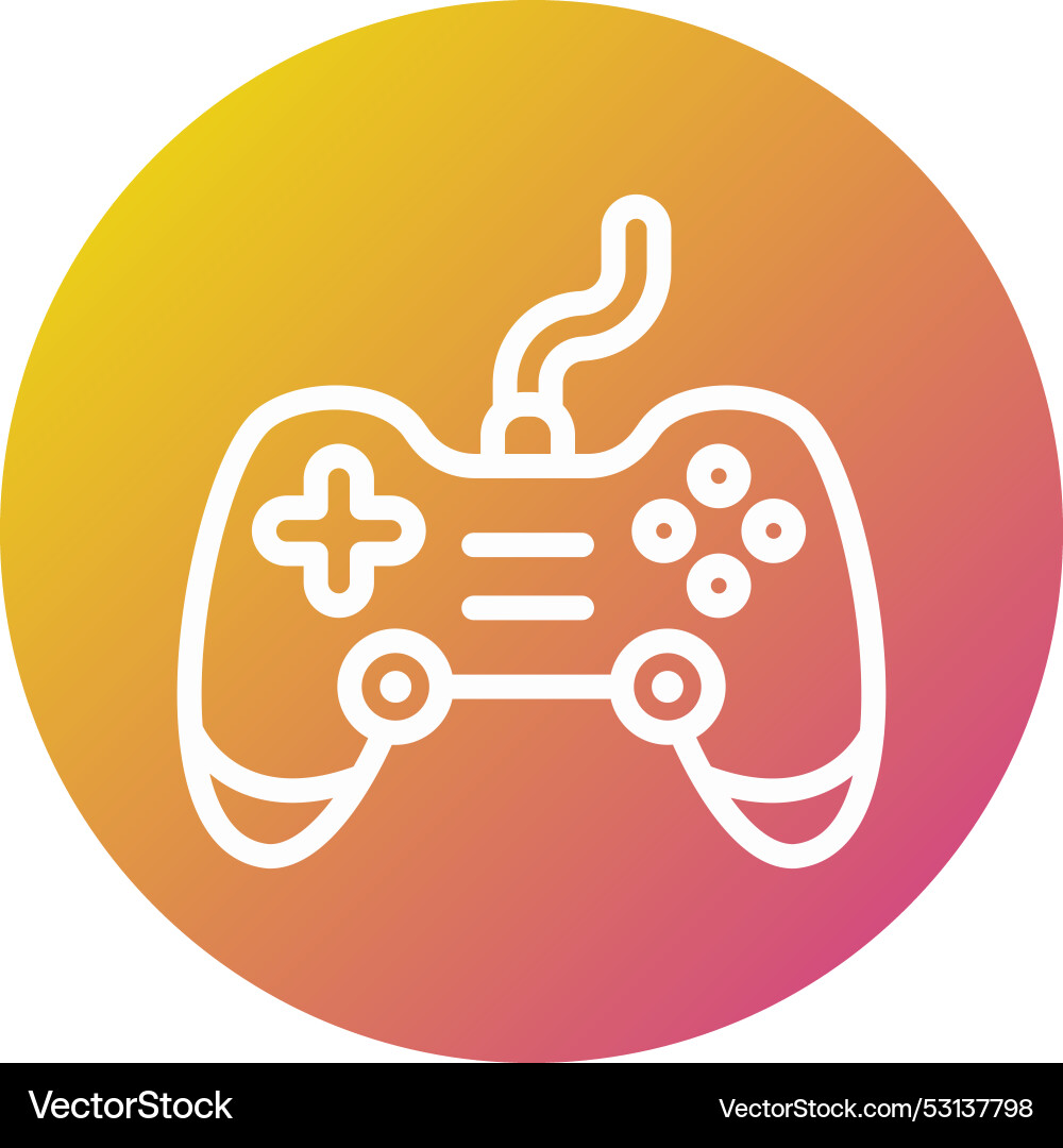 Game controller icon design Vector Image
