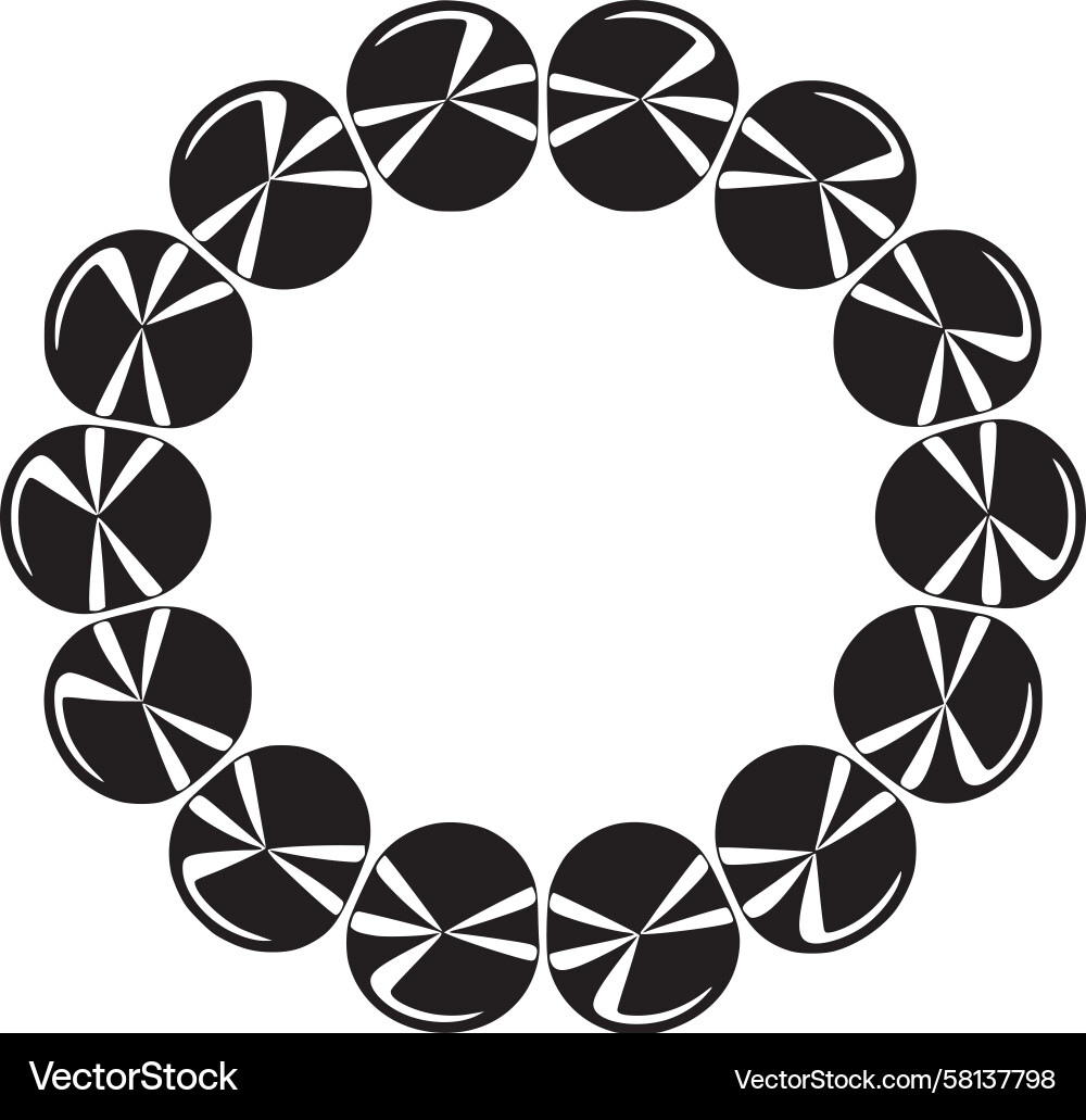 Intricate Circular Pattern Vector Image