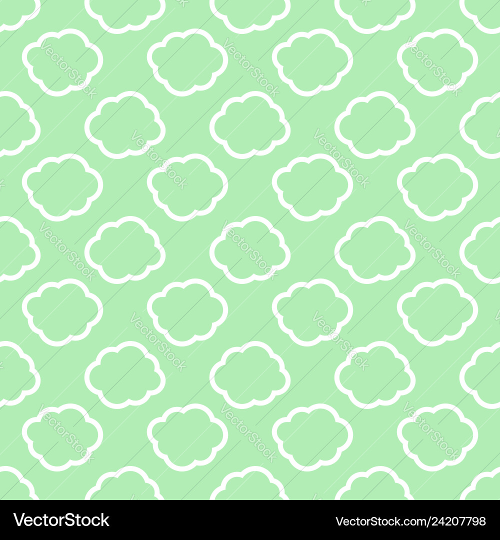 Light Cloud Pattern Background vector image