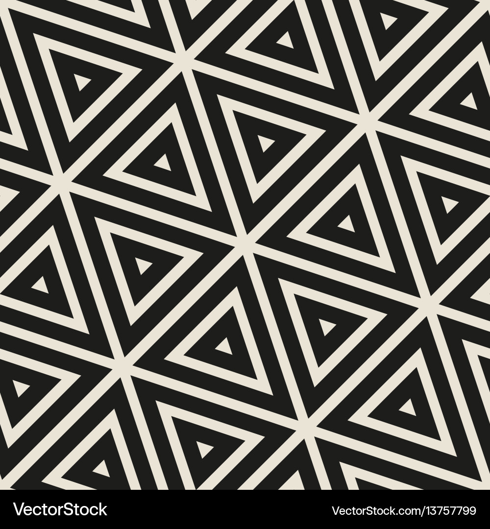 Minimalist Triangle Grid Pattern vector image