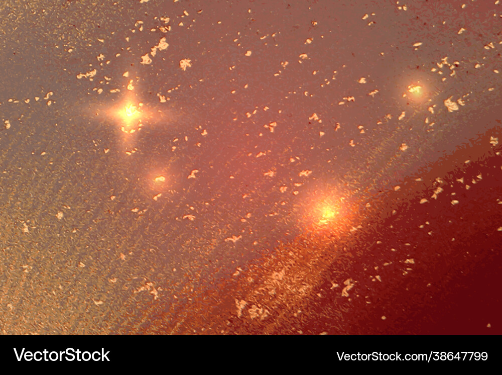 Red and gold abstract marble pattern with sparkles Red and gold abstract marble pattern with sparkles vector image