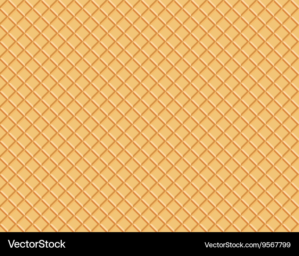 Waffle Texture Pattern vector image
