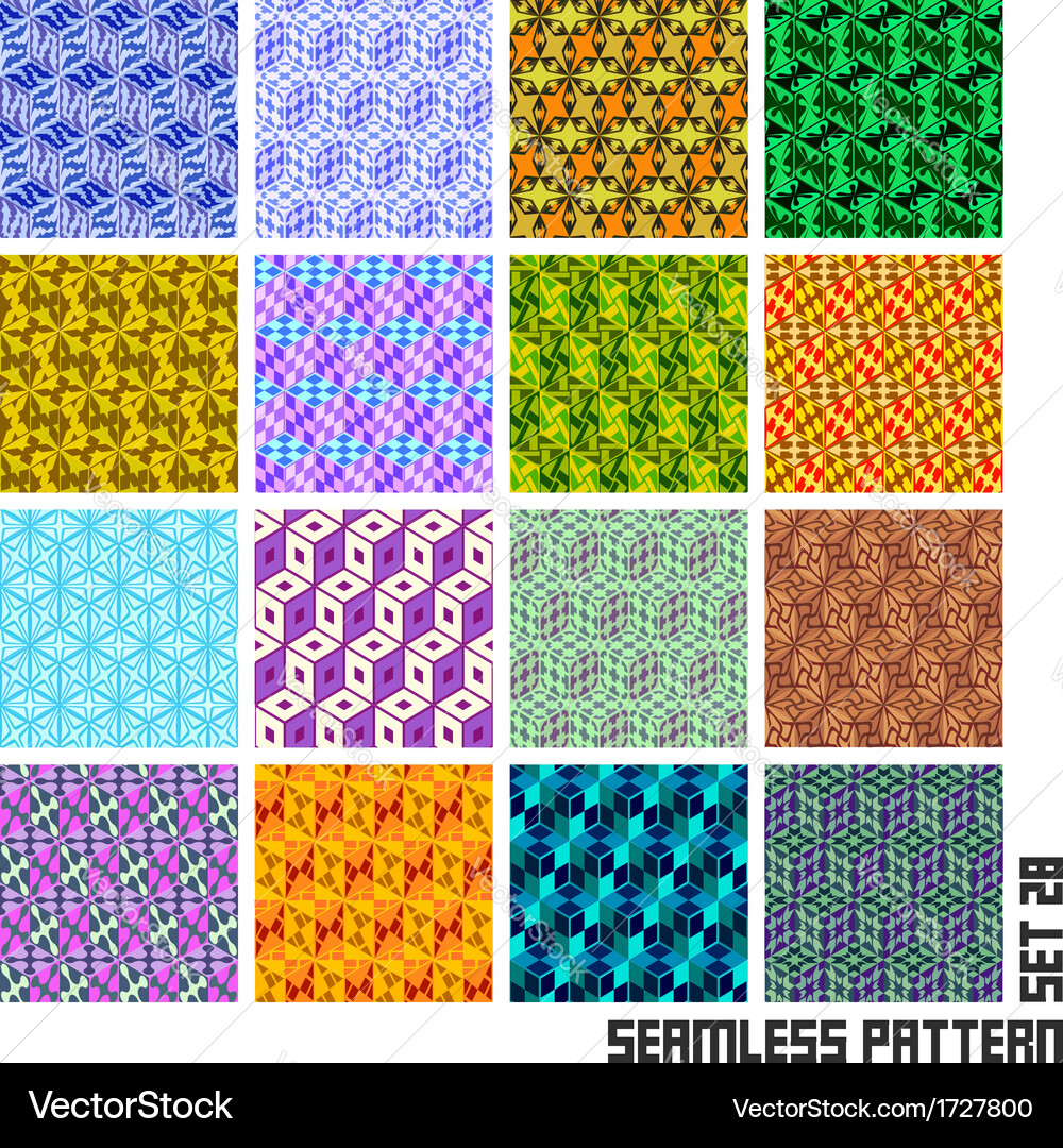 Abstract Seamless Pattern Vector Image