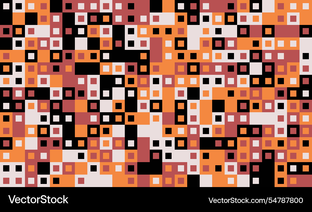 Symmetrical cube design with soft colours perfect vector image