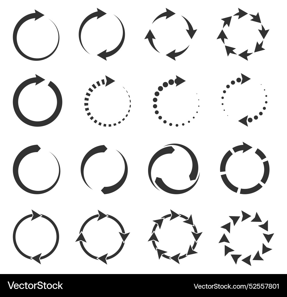 Reloading signs loading symbols minimal simple Reloading signs loading symbols minimal simple vector image