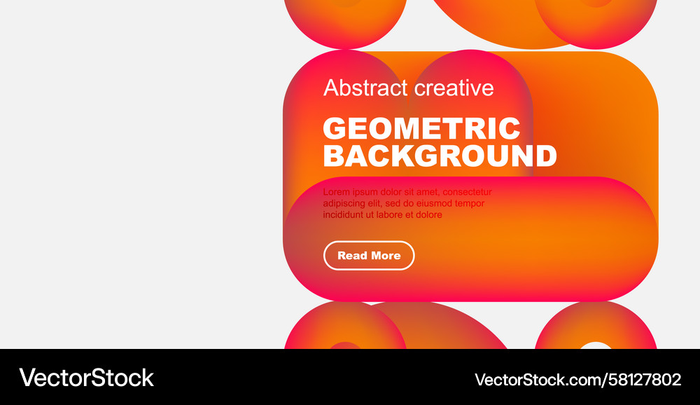 Abstract Geometric Color Block Vector Image