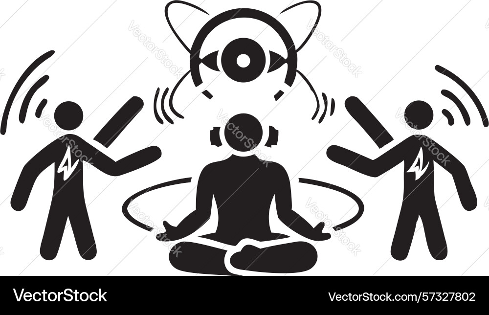 People connecting with abstract elements group Vector Image
