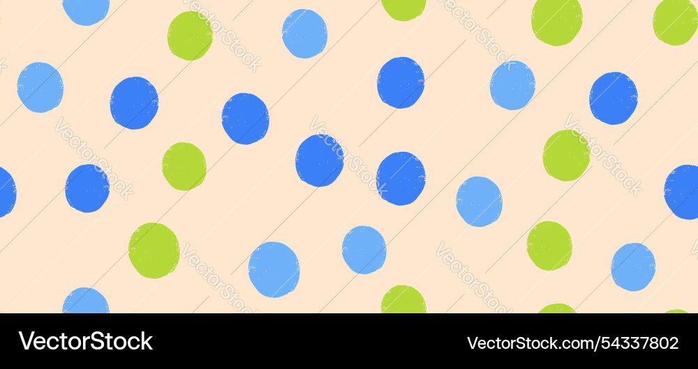 Seamless pattern of irregular crayon dots Seamless pattern of irregular crayon dots vector image