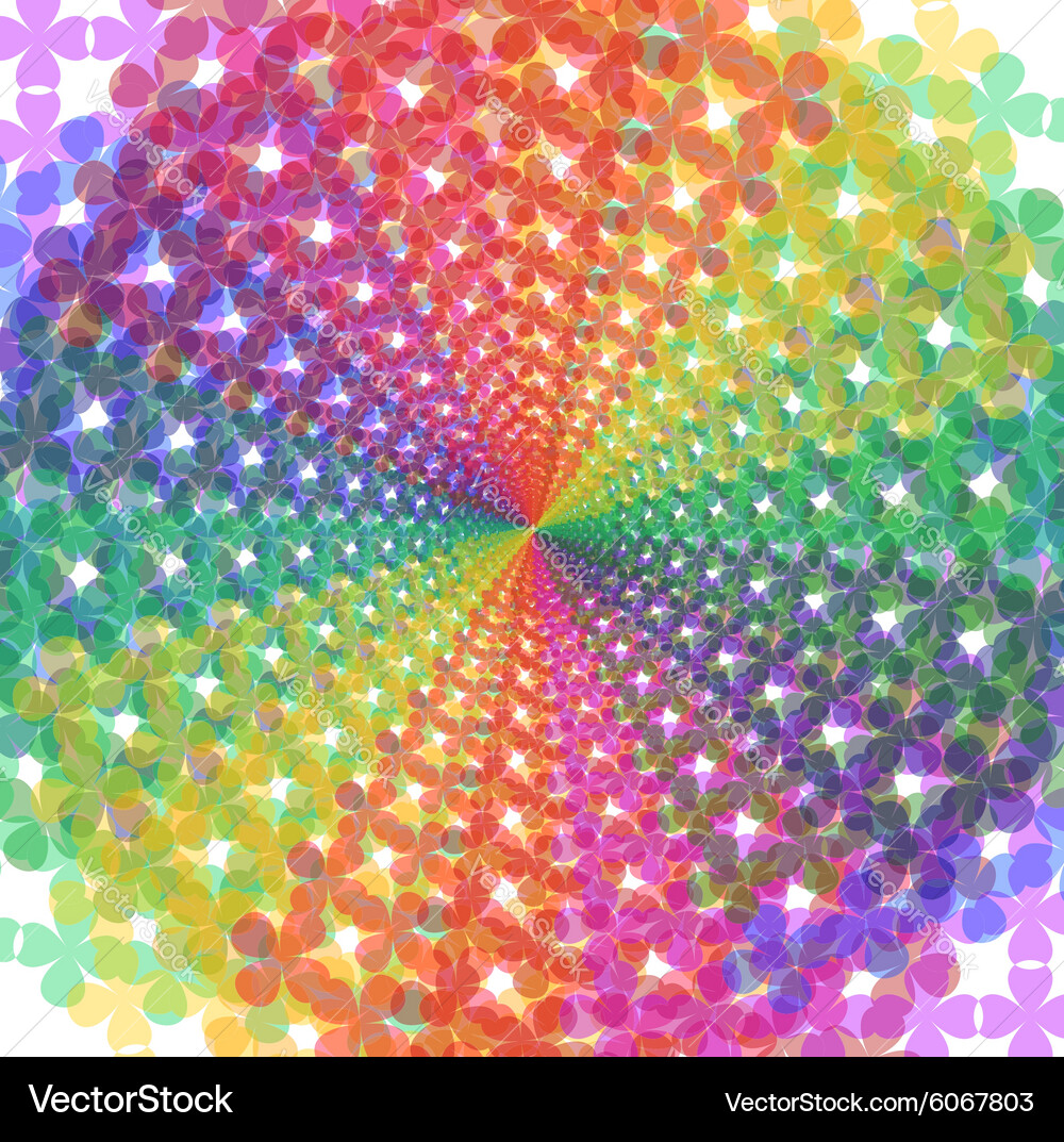Mosaic pattern spectral background Vector Image