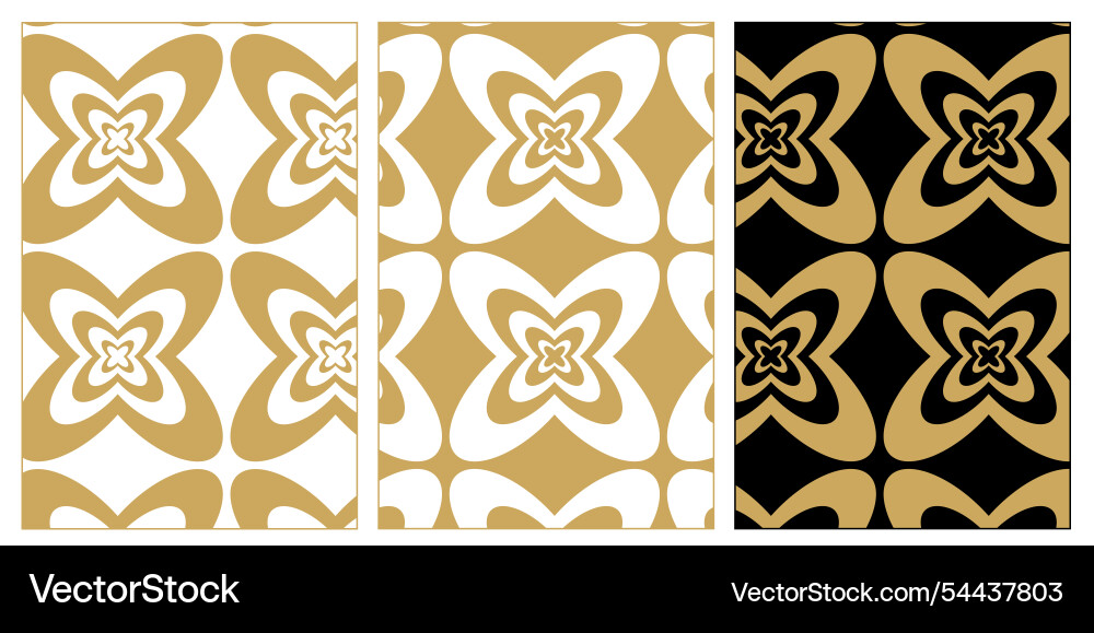 Set of patterns with crosses stripes lines Vector Image