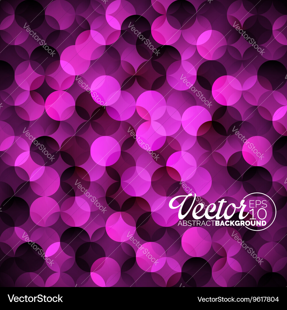 Abstract Colorful Circles Background vector image