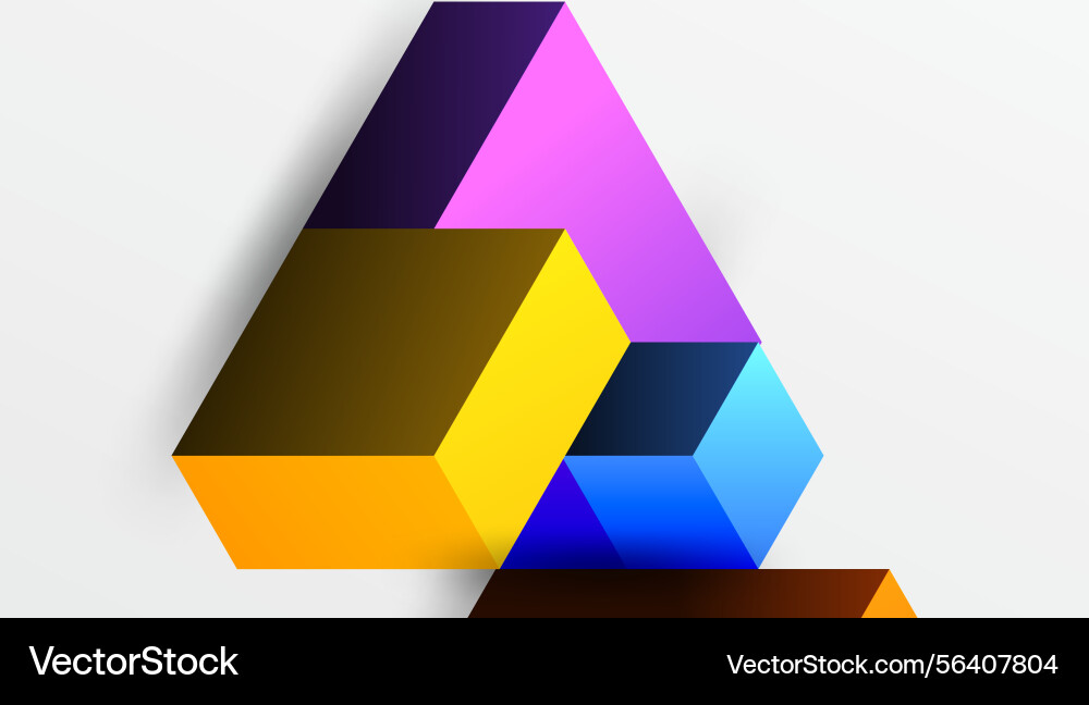 Abstract geometric shapes overlap creating Abstract geometric shapes overlap creating vector image