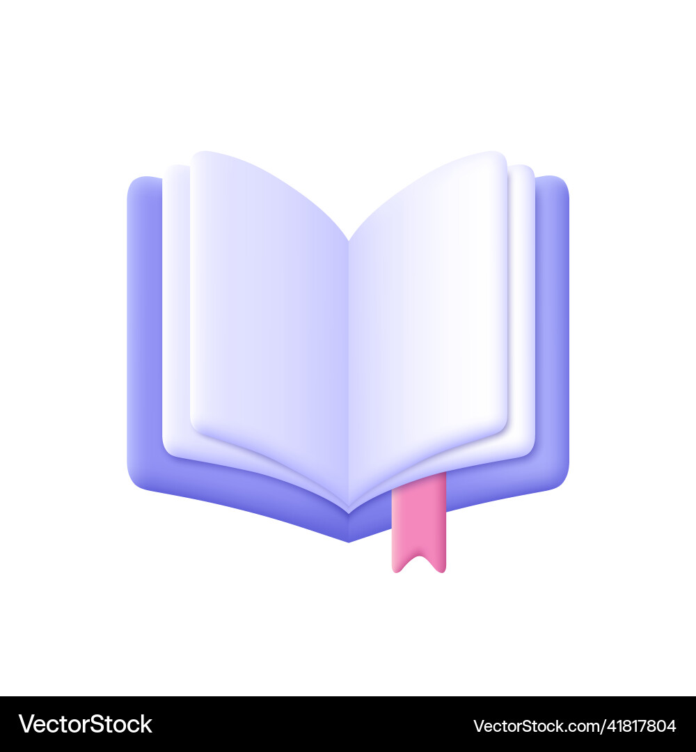 Buchtagebuch mit weißem Papier leeren Seiten Buchtagebuch mit weißem Papier leeren Seiten vektorbild