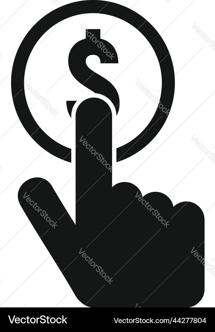 Click send icon simple mobile bank Click send icon simple mobile bank vector image