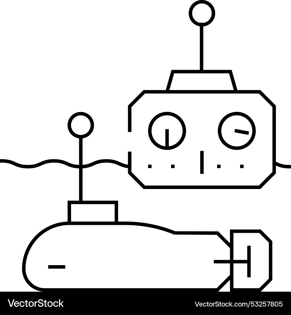 Assembly of military models line icon Assembly of military models line icon vector image