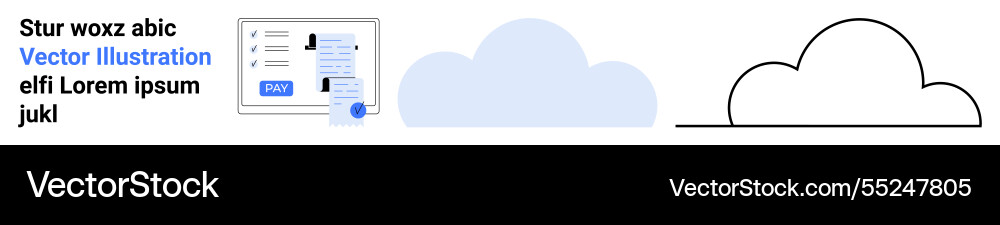 Cloud computing interface with data visualization Cloud computing interface with data visualization Vector Image