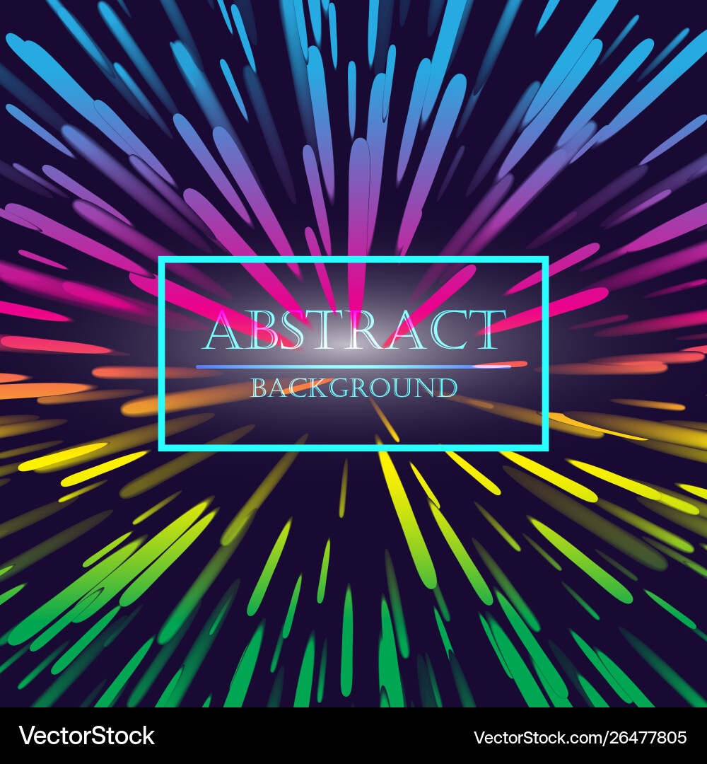 Dynamic Neon Particle Scatter vector image